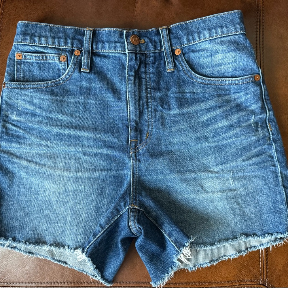 Madewell High Rise Denim Shorts (Glen Oaks)